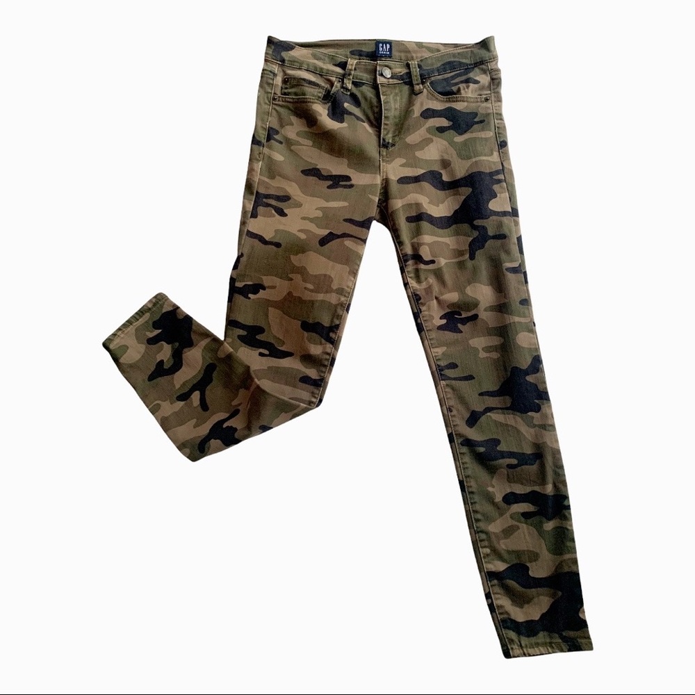 Gap Denim Camouflage True Skinny Pant Size 27